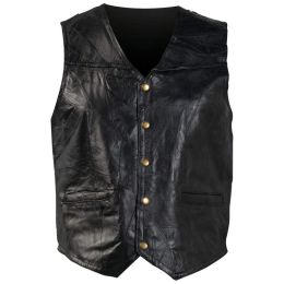 Giovanni Navarre&reg; Italian Stone&trade; Design Genuine Leather Vest