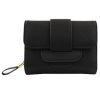 Multifunctional PU Leather Wallet Purse Pouch Cash Bag Card Holder, Black