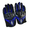 Bicycle/Motorcycle Riding Pro Gloves Motorcycle Cycling Full Gloves, Blue, L