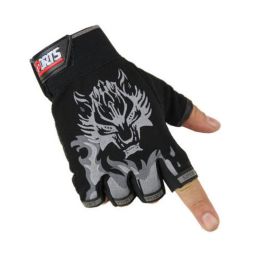 Outdoor Non-slip Cycling/Biking/Riding Half Finger Gloves Bicycle (Color: 01)