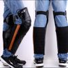 Black Hiking Riding Skiing Windproof Waterproof Leg Guards Sleeves
