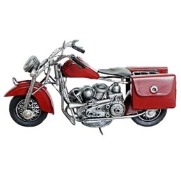 Home&Office Decor Festival Gifts Vintage Vehicles Motorcycle (Color: Red)