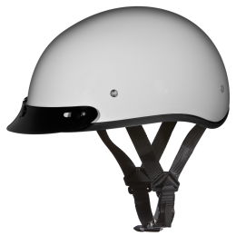 D.O.T. DAYTONA SKULL CAP- PEARL WHITE (size: 3XL)